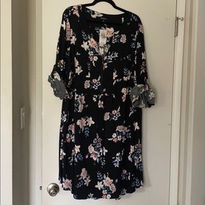 Torrid skater dress 3/4 sleeve brand new size 3